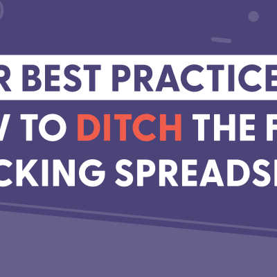 how to ditch the fmla spreadsheets