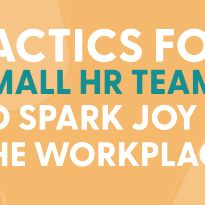tactics for small hr teams