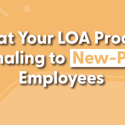 what your loa proces is signaling